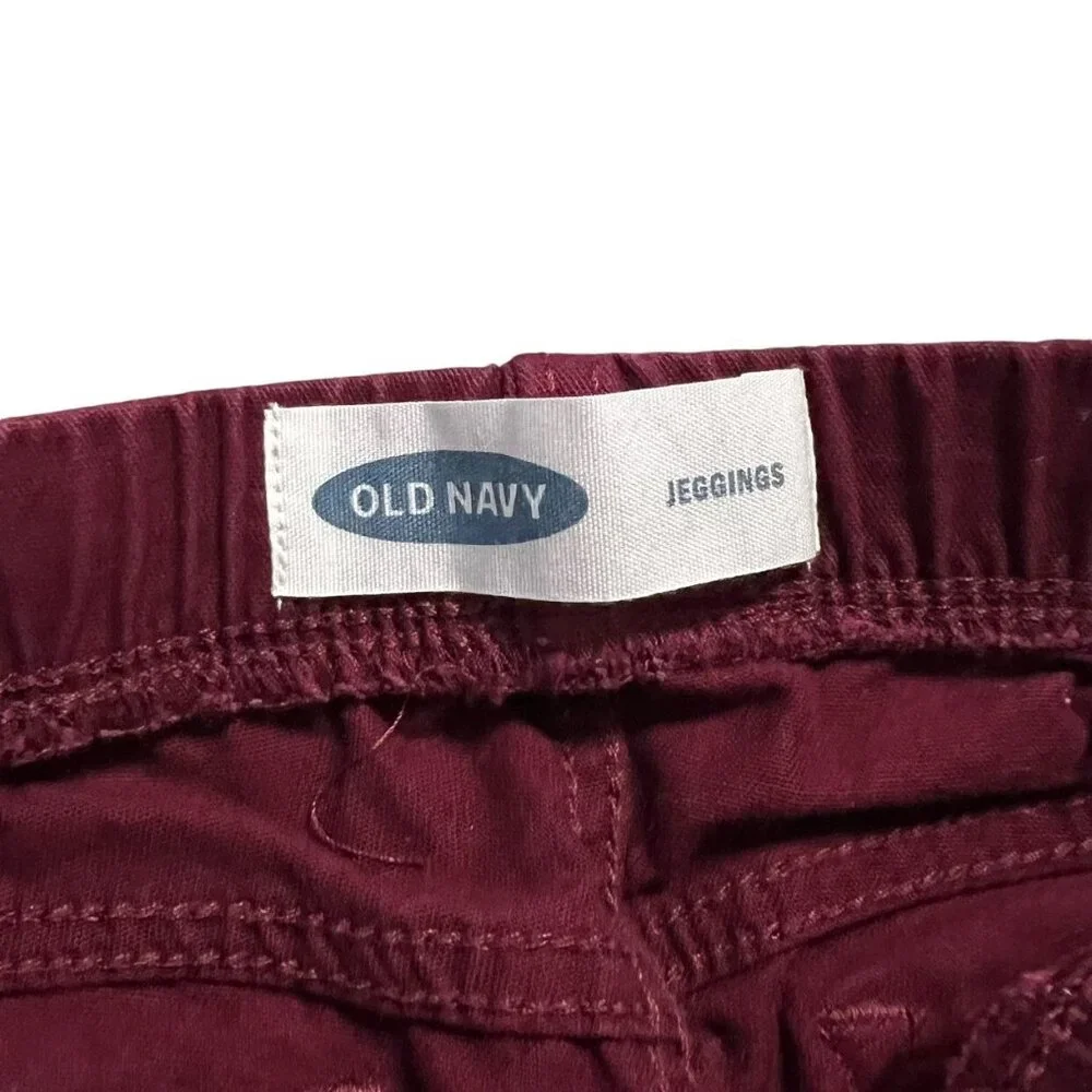 Old Navy 3T Maroon Jeggings Jeans